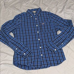Men’s Hollister Long Sleeve Button Up Dres…